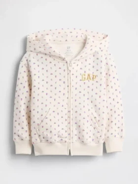 Bebek & Yürümeye Başlayan Çocuk Vintagesoft Fermuarlı Kapüşonlu Sweatshirt