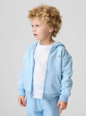 Bebek & Yürümeye Başlayan Çocuk Vintagesoft Fermuarlı Kapüşonlu Sweatshirt