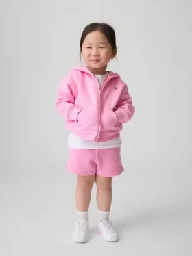 Bebek & Yürümeye Başlayan Çocuk Vintagesoft Fermuarlı Kapüşonlu Sweatshirt