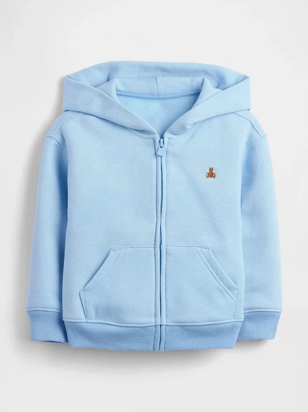 Bebek & Yürümeye Başlayan Çocuk Vintagesoft Fermuarlı Kapüşonlu Sweatshirt