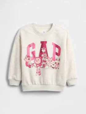 Bebek & Yürümeye Başlayan Çocuk Vintagesoft Gabby Cat Logolu Sweatshirt