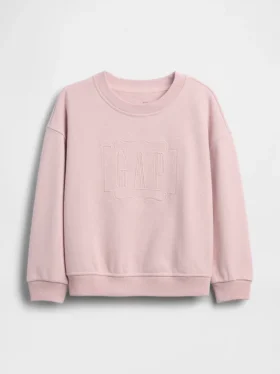 Bebek & Yürümeye Başlayan Çocuk Vintagesoft Havlu Kumaş Nakışlı Logo Sweatshirt