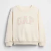 Bebek & Yürümeye Başlayan Çocuk Vintagesoft Havlu Kumaş Nakışlı Logo Sweatshirt