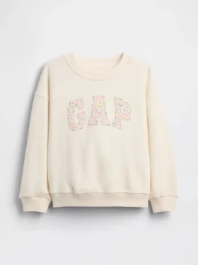 Bebek & Yürümeye Başlayan Çocuk Vintagesoft Havlu Kumaş Nakışlı Logo Sweatshirt