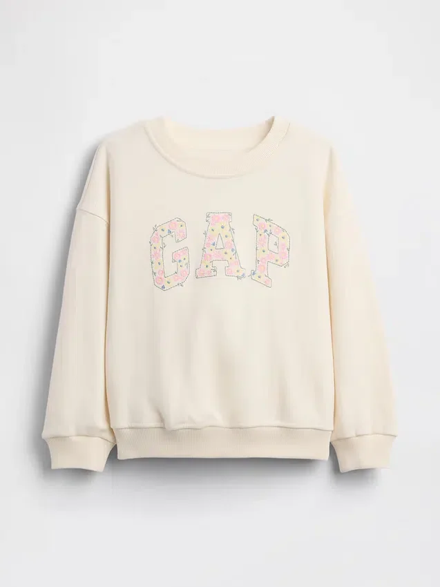 Bebek & Yürümeye Başlayan Çocuk Vintagesoft Havlu Kumaş Nakışlı Logo Sweatshirt