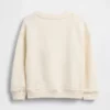 Bebek & Yürümeye Başlayan Çocuk Vintagesoft Havlu Kumaş Nakışlı Logo Sweatshirt