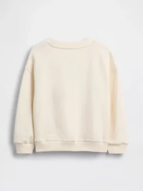 Bebek & Yürümeye Başlayan Çocuk Vintagesoft Havlu Kumaş Nakışlı Logo Sweatshirt