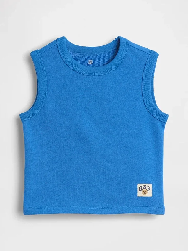 Bebek & Yürümeye Başlayan Çocuk Vintagesoft Havlu Kumaş Tank Top