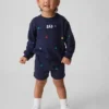Bebek & Yürümeye Başlayan Çocuk Vintagesoft Havlu Kumaşlı Sweatshirt Seti