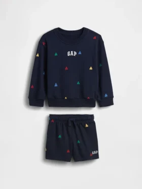 Bebek & Yürümeye Başlayan Çocuk Vintagesoft Havlu Kumaşlı Sweatshirt Seti
