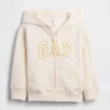Bebek & Yürümeye Başlayan Çocuk Vintagesoft Logolu Fermuarlı Kapüşonlu Sweatshirt
