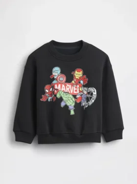 Bebek & Yürümeye Başlayan Çocuk Vintagesoft Marvel Logolu Sweatshirt