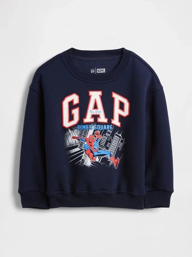 Bebek & Yürümeye Başlayan Çocuk Vintagesoft Marvel Logolu Sweatshirt