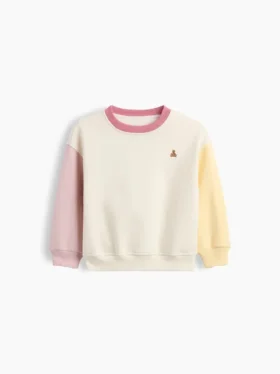 Bebek & Yürümeye Başlayan Çocuk Vintagesoft Renk Bloklu Sweatshirt