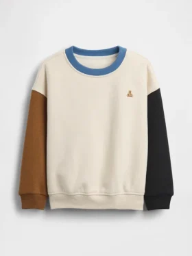 Bebek & Yürümeye Başlayan Çocuk Vintagesoft Renk Bloklu Sweatshirt