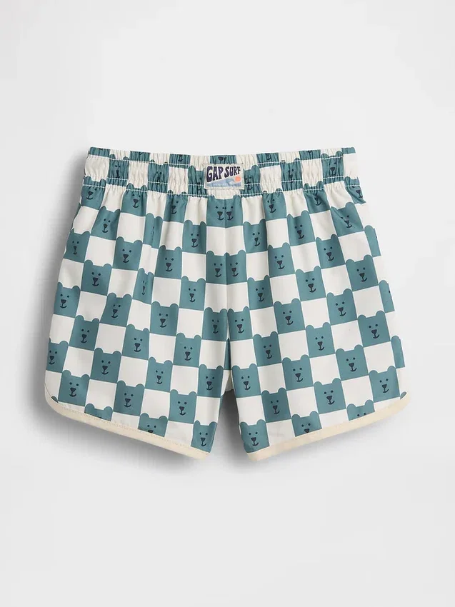 Bebek & Yürümeye Başlayan Çocuklar İçin Brannan Bear Geri Dönüştürülmüş Yüzme Şortu