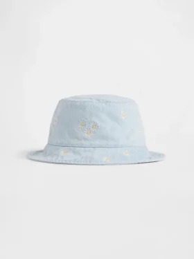 Bebek & Yürümeye Başlayan Çocuklar İçin Denim Papatya Şapka