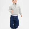 Bebek & Yürümeye Başlayan Çocuklar İçin Çekip Giyilebilen Barrel Jean'ler
