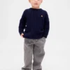 Bebek & Yürümeye Başlayan Çocuklar İçin Çekip Giyilebilen Bol Kesim Jean