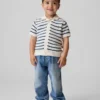 Bebek & Yürümeye Başlayan Çocuklar İçin Çekip Giyilebilen Bol Kesim Jean