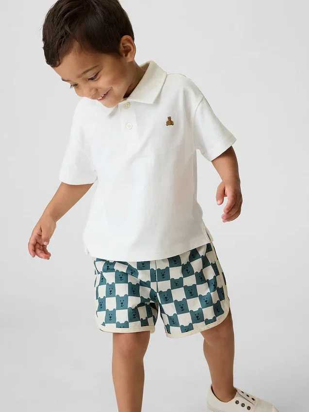 Bebek & Yürümeye Başlayan Çocuklar İçin Geniş Kesim Polo Gömlek