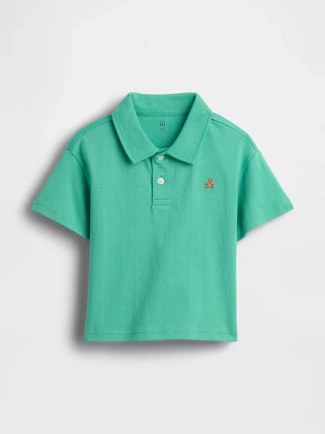 Bebek & Yürümeye Başlayan Çocuklar İçin Geniş Kesim Polo Gömlek