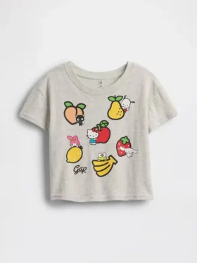Bebek & Yürümeye Başlayan Çocuklar İçin Hello Kitty Desenli Tişört