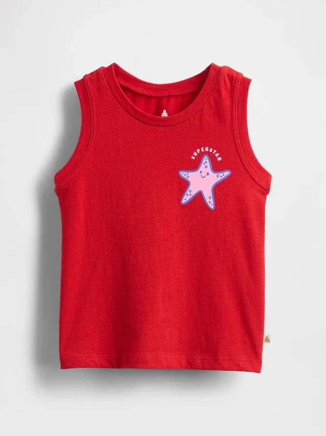 Bebek & Yürümeye Başlayan Çocuklar İçin Kombinlenebilir Desenli Tank Top