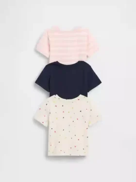 Bebek & Yürümeye Başlayan Çocuklar İçin Kombinlenebilir Tişört (3’lü Paket)