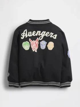 Bebek & Yürümeye Başlayan Çocuklar İçin Marvel Avengers Varsity Ceketi