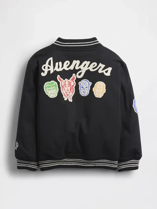 Bebek & Yürümeye Başlayan Çocuklar İçin Marvel Avengers Varsity Ceketi