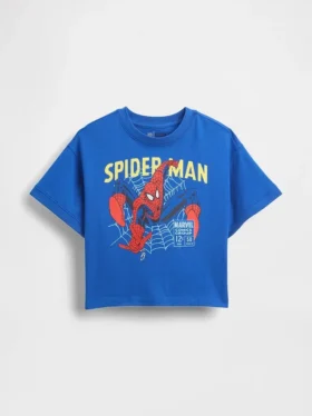 Bebek & Yürümeye Başlayan Çocuklar İçin Marvel Büyük Beden Grafikli Tişört