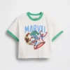 Bebek & Yürümeye Başlayan Çocuklar İçin Marvel Büyük Beden Grafikli Tişört