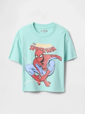 Bebek & Yürümeye Başlayan Çocuklar İçin Marvel Büyük Beden Grafikli Tişört