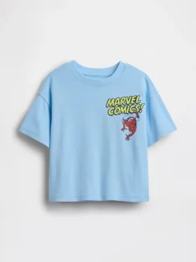 Bebek & Yürümeye Başlayan Çocuklar İçin Marvel Büyük Beden Grafikli Tişört