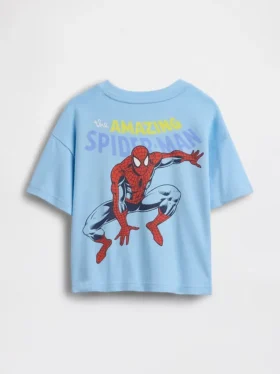 Bebek & Yürümeye Başlayan Çocuklar İçin Marvel Büyük Beden Grafikli Tişört