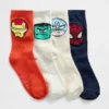 Bebek & Yürümeye Başlayan Çocuklar İçin Marvel Crew Çorapları (4'lü Paket)