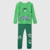 Bebek & Yürümeye Başlayan Çocuklar İçin Marvel Organik Fırçalanmış Pamuklu Pijama Seti
