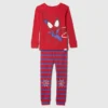 Bebek & Yürümeye Başlayan Çocuklar İçin Marvel Organik Fırçalanmış Pamuklu Pijama Seti