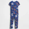 Bebek & Yürümeye Başlayan Çocuklar İçin Marvel Organik Fırçalanmış Pamuklu Pijama Seti
