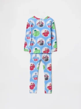 Bebek & Yürümeye Başlayan Çocuklar İçin Marvel Organik Fırçalanmış Pamuklu Pijama Seti