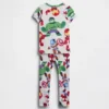 Bebek & Yürümeye Başlayan Çocuklar İçin Marvel Organik Fırçalanmış Pamuklu Pijama Seti