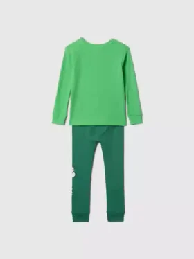 Bebek & Yürümeye Başlayan Çocuklar İçin Marvel Organik Fırçalanmış Pamuklu Pijama Seti