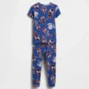 Bebek & Yürümeye Başlayan Çocuklar İçin Marvel Organik Fırçalanmış Pamuklu Pijama Seti