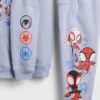 Bebek & Yürümeye Başlayan Çocuklar İçin Marvel Vintagesoft Kapüşonlu Sweatshirt Kombin Seti