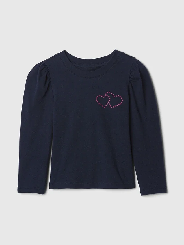 Bebek & Yürümeye Başlayan Çocuklar İçin Mix & Match Kabarık Kollu Tişört