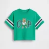 Bebek & Yürümeye Başlayan Çocuklar İçin Oversized Brannan Bear Varsity Grafik Logolu Tişört