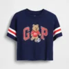 Bebek & Yürümeye Başlayan Çocuklar İçin Oversized Brannan Bear Varsity Grafik Logolu Tişört