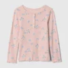 Bebek & Yürümeye Başlayan Çocuklar İçin Pointelle Henley Üst