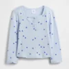 Bebek & Yürümeye Başlayan Çocuklar İçin Pointelle Henley Üst
